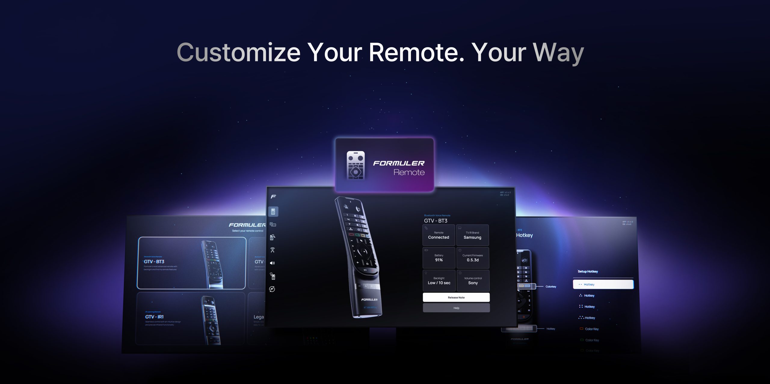 Formuler Remote app BT3